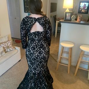 Formal dress worn one time